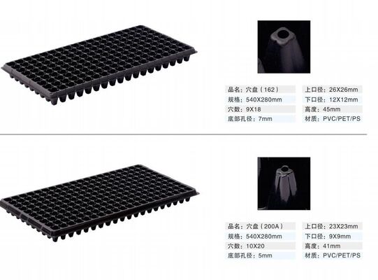 200 cellule di piante di plastica - spessa 2 mm e resistente all'invecchiamento per una crescita sostenibile delle piante