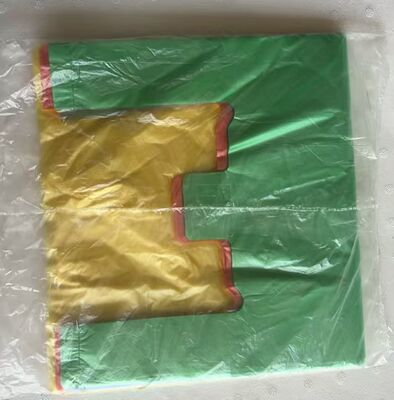Customized Logo HDPE Shopping Bags with High Impact Resistance and Recyclable for Supermarkets