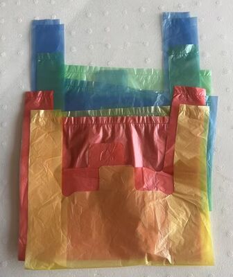 Sacchetti per la spesa in HDPE personalizzati con elevata resistenza agli urti e borse tote in plastica riciclabile