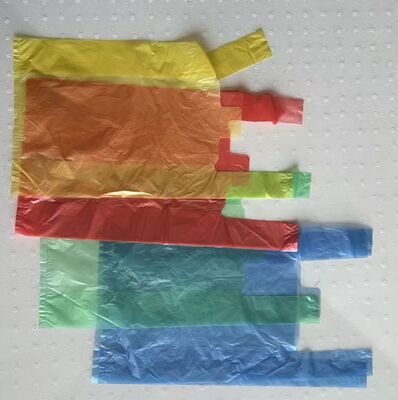 Borsa di plastica in HDPE riciclabile personalizzata con elevata resistenza agli urti per lo shopping nei supermercati