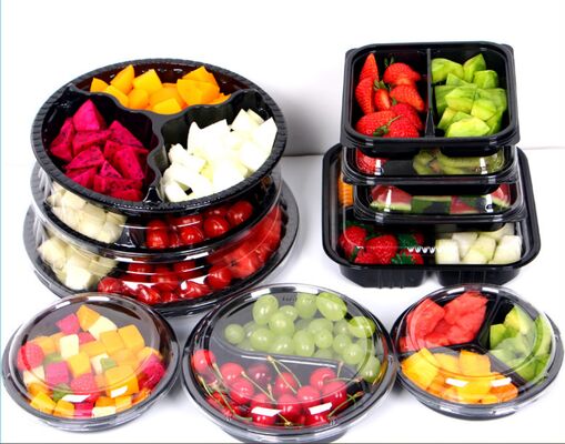 Scatola di imballaggio di frutta in PET riciclabile con tenuta termica per pomodori e uve