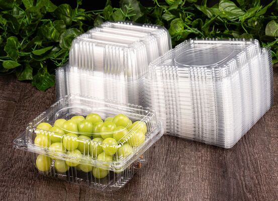 Customized Design Recyclable PET Plastic Blister Packaging with Heat Sealing for Fresh Produce