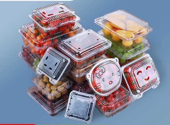 Scatola di imballaggio per frutta personalizzabile con PET riciclabile e sigillamento termico per una protezione perfetta