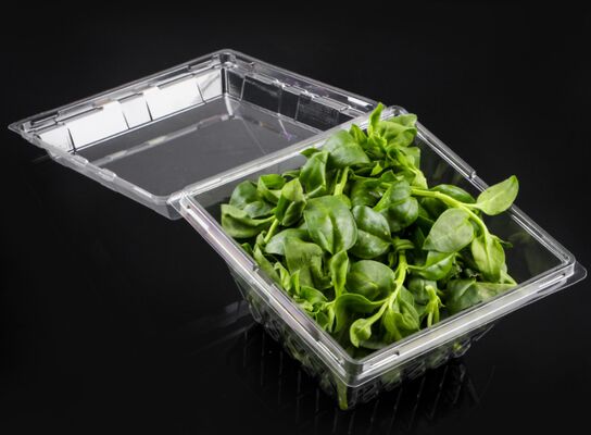 Scatole in PET riciclabile personalizzabile per frutta e verdura con imballaggio trasparente termoformante