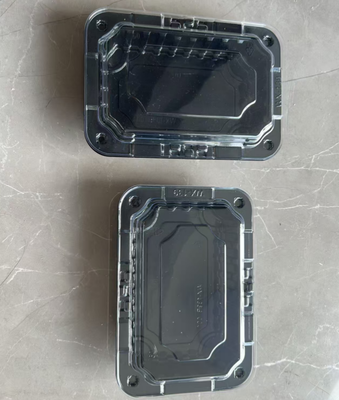 Scatola in PET riciclabile di design personalizzato con sigillamento termico per imballaggi di frutta e imballaggi in bolle di plastica