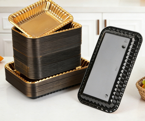 Vassoio per imballaggio macaron sicuro per alimenti riciclabile personalizzabile per display professionale