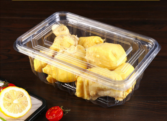 Dispositivo di plastica usa e getta e scatola di imballaggio per macaroni con PET riciclabile e sigillamento termico
