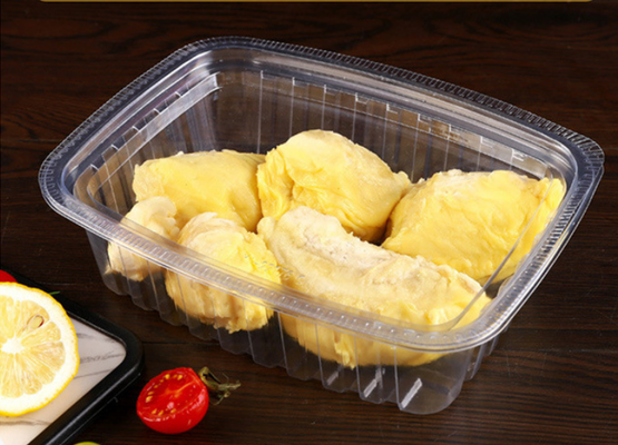 Dispositivo di plastica usa e getta e scatola di imballaggio per macaroni con PET riciclabile e sigillamento termico