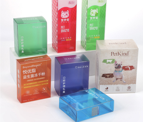 Scatola da imballaggio in PVC, scatola regalo pieghevole, scatola trasparente, scatola in plastica per le necessità quotidiane, scatola per cosmetici
