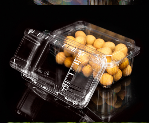 Imballaggi per vassoi di frutta, scatole per imballaggi di carne, scatole per imballaggi di verdure, vassoi per piantine, vasi di plastica per fiori, scatole per fast food, nonché scatole trasparenti in PVC, PP, PET e scatole stampate.