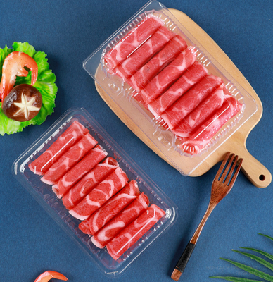 Imballaggi per vassoi di frutta, scatole per imballaggi di carne, scatole per imballaggi di verdure, vassoi per piantine, vasi di plastica per fiori, scatole per fast food, nonché scatole trasparenti in PVC, PP, PET e scatole stampate.