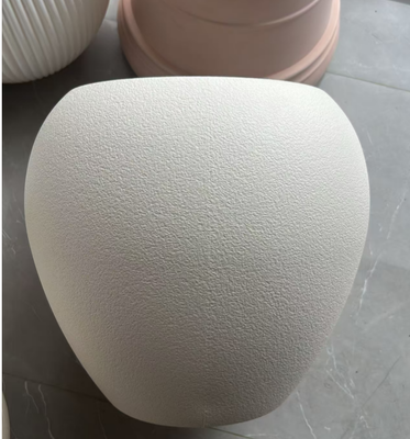 Imitazione di vasi da fiori in ceramica con finitura opaca e design in mattoni retrò in diverse dimensioni