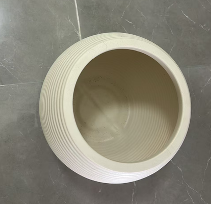 PE Coated HDPE Flower Pot with Multiple Sizes and Drainage Holes Options for Indoor and Outdoor Use