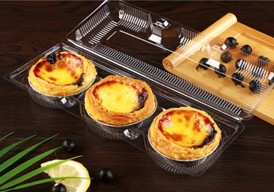 non‑toxic plastic box  clear thermoformed container odor‑free food container  PET blister punnet  see‑through plastic housing  food contact approved plastic