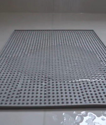 Moisture resistant one piece non slip EPP shower mat and bathroom mat for safe and comfortable use