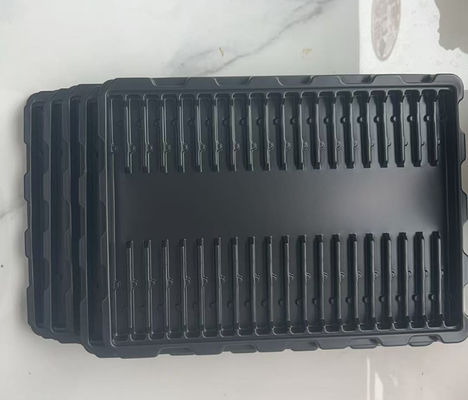 Imballaggio personalizzato PS Blister vassoi anti-statici, PCBA di plastica conduttiva vassoi anti-statici impilati e dischi di turnover
