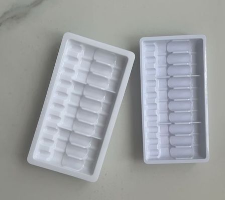 Custom 2ml Ampoule Tray - Cardboard Medicine Packaging 14.3x7.3cm