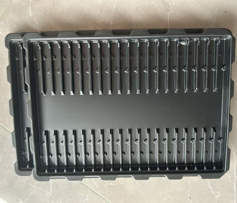 Disegno personalizzato Blister Tray in plastica trasparente PET eco-compatibile e antistatico per componenti elettronici