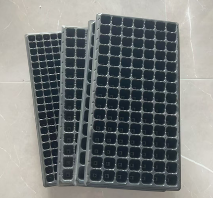 Tracciato di sementi resistente alle crepe, vassoio per sementi resistente agli urti, vassoio di plastica per alimenti, vassoio leggero per i bambini, vassoio per sementi impermeabile, vassoio per tappi resistenti alla corrosione, germinazione delle sementi, allevamento delle sementi, radicamento delle piante,